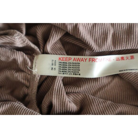 Intimately Free People OB1060305 Women's Sz M Coyote/Neutral Talk To Me T-Shirt - Picture 3 of 7